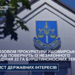 Ушомирській громаді повернуть із незаконного володіння 22 га бурштиноносних земель
